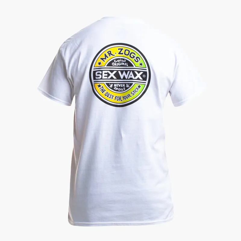 Sex Wax Tee The Fade White-1